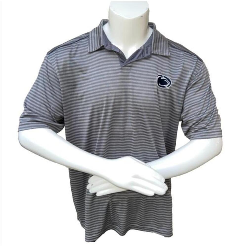 The Champion Polo Shirt for Men in XXL size features a stylish two-tone grey str